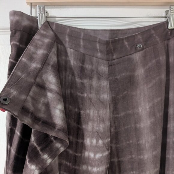 NEW Zara | Tie-Dye Wrap Pants - Picture 8 of 14